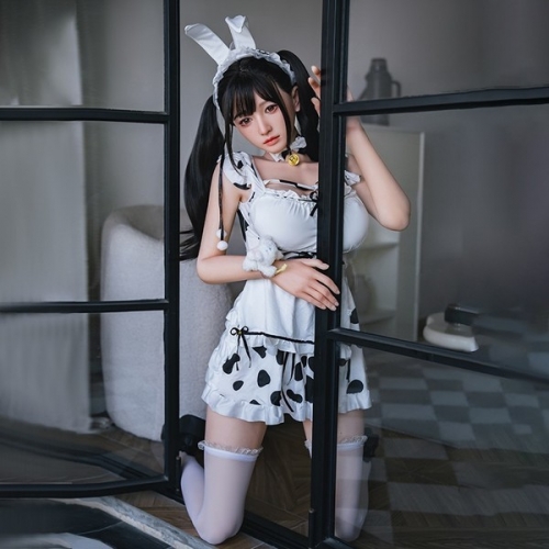 趣網 萌萌女仆 -樂彤(G096-Y9)實體娃娃 158cm硅膠頭植發+口愛+發...